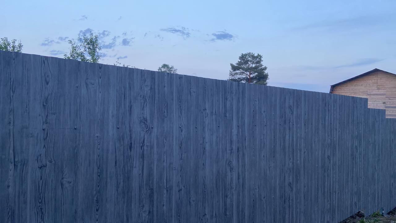 Забор из профнастила НС-10 42м Светлая Береза SteelArt фото 4 в Оренбурге