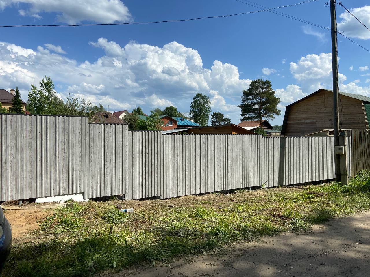 Забор из профнастила НС-10 42м Светлая Береза SteelArt фото 8 в Оренбурге