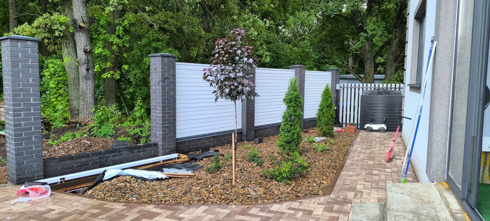 Забор-жалюзи из ламелей Хай-Тек 54м RAL9003 Белый фото 3 в Оренбурге